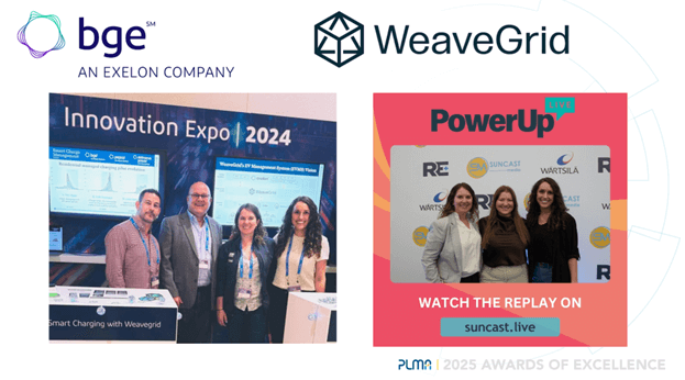 Baltimore Gas and Electric & WeaveGrid 2025 PLMA Award Winners
