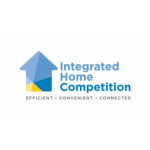 Blue house logo with Integrated Home Competition and the words Efficient • Convenient • Connected below.